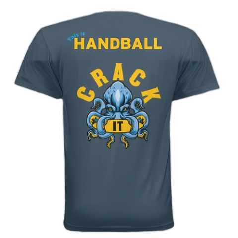 **NEW ITEM**  "Crack It" Indigo Next Level Apparel Crewneck ~ Pro Player Tee (comes w/membership)