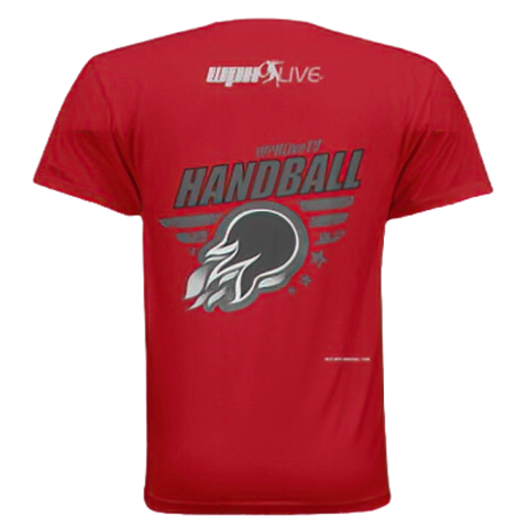 **NEW ITEM**  "Handball" Red Next Level Apparel Crewneck ~ Pro Player Tee (comes w/membership)