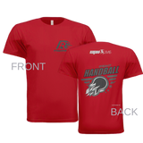 **NEW ITEM**  "Handball" Red Next Level Apparel Crewneck ~ Pro Player Tee (comes w/membership)