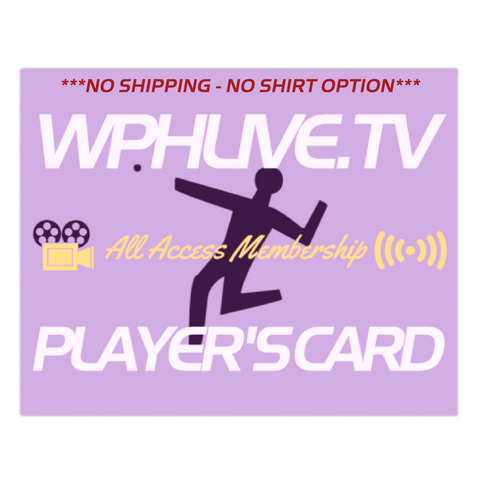 All Access Webcast Pass Renewal or Purchase - (No Shirt ~ No Shipping Fees)